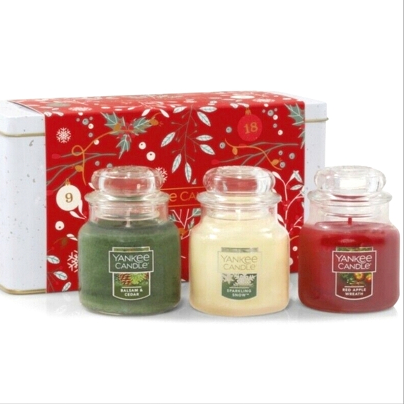 Yankee Candle Accents Yankee Candle 3pack Small Jar Holiday Candle Set Poshmark